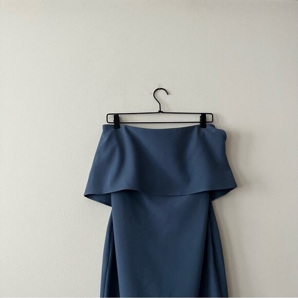 Likely Driggs Blue Strapless Dress - Picture 2 of 7